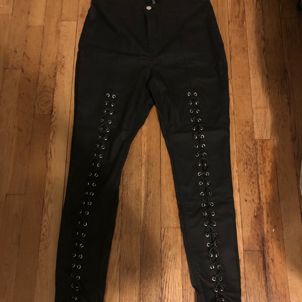 Brand new faux leather pants